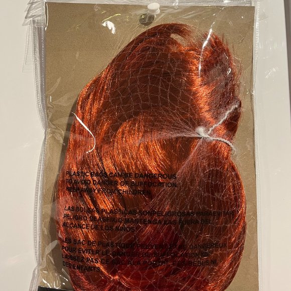 Alterego costume wig - short bob - red/orange NWT - Picture 2 of 5